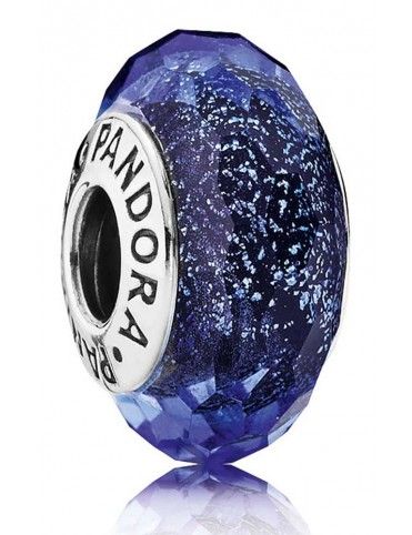 Charm Pandora plata murano Facetado Iridescente 791646