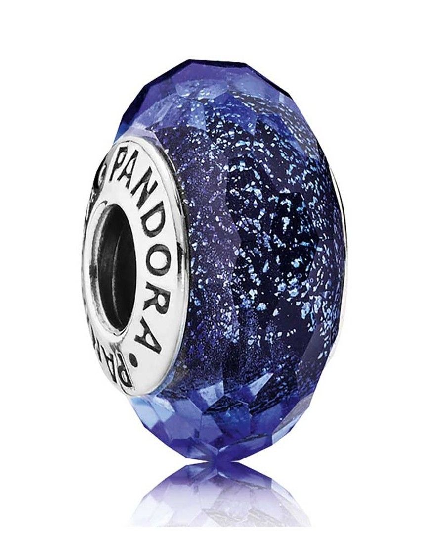 Charm Pandora plata murano Facetado Iridescente 791646