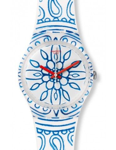 Reloj Swatch mujer Blue Poetry GW171