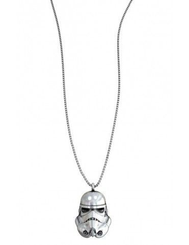 Collar Star Wars metal y plata SW1001N000-40