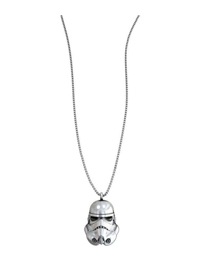 Collar Star Wars metal y plata SW1001N000-40