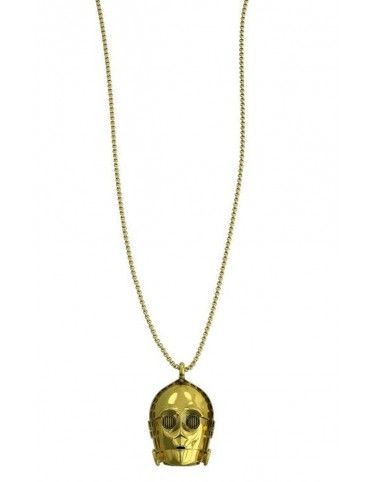 Collar Star Wars metal y plata SW1003N0000-40