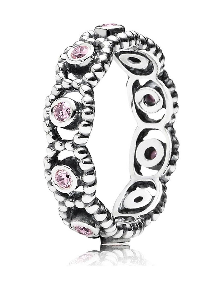 Anillo Pandora plata mujer Her Majesty Pink 190881PCZ-56