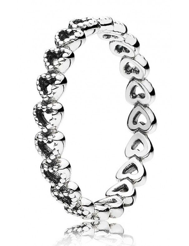 Anillo Pandora plata Amor Entrealazado 190980-54