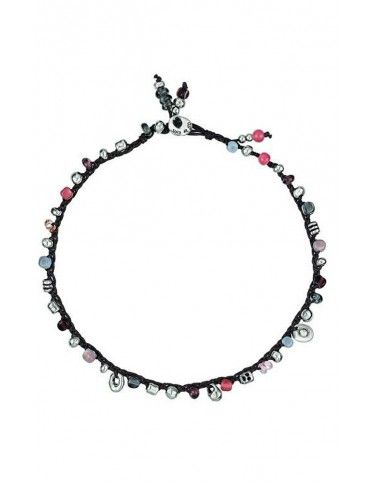 Collar Uno de 50 metal mujer Lilu COL0925ROSMAR0U