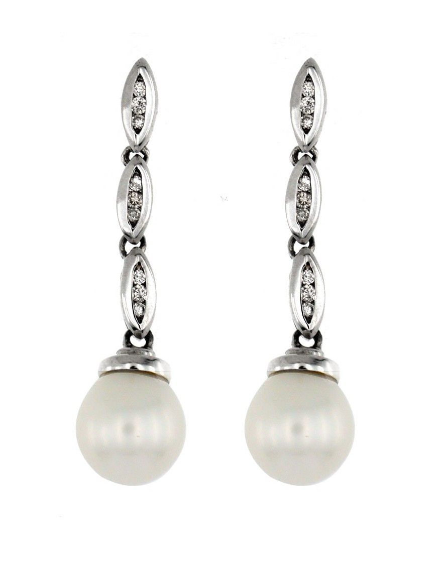 Pendientes Oro blanco 18Kts mujer 4315