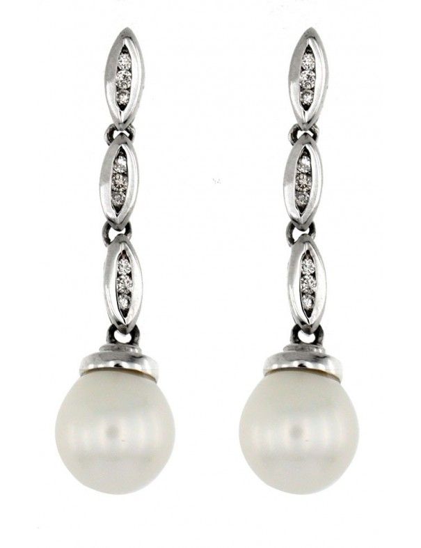 Pendientes Oro blanco 18Kts mujer 4315