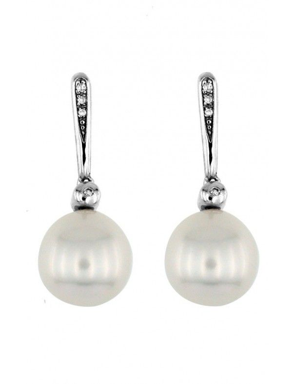 Pendientes Oro blanco 18Kts mujer 6083E