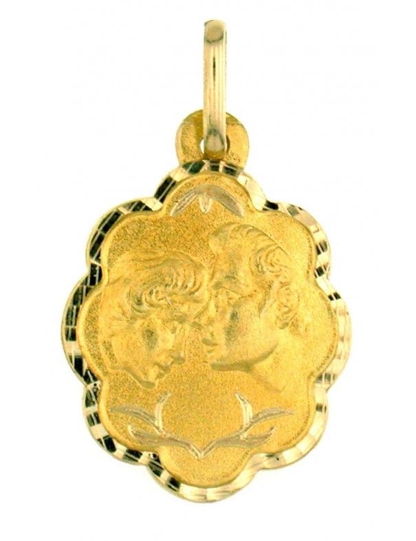 Medalla Enamorados Oro 18Kts 2116