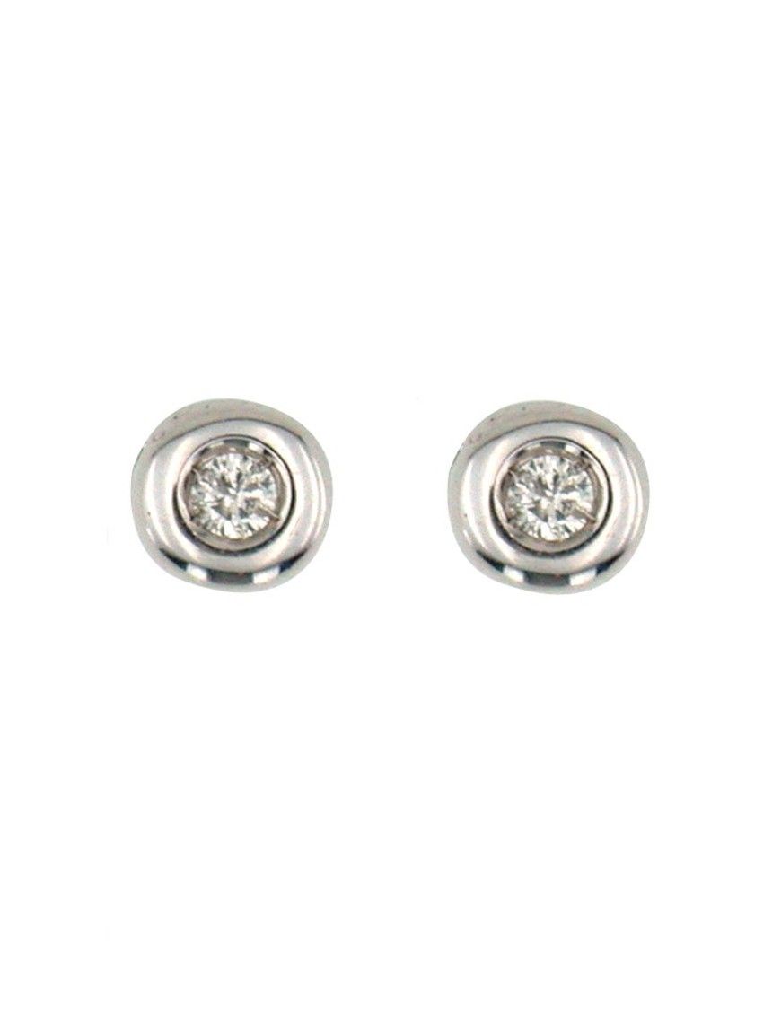 Pendientes Oro blanco 18Kts mujer 1113-ABB/546B