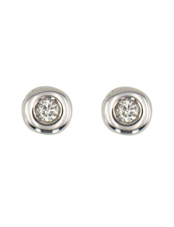 Pendientes Oro blanco 18Kts mujer 1113-ABB/546B