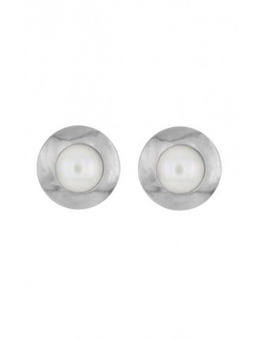 Pendientes Oro blanco 18Kts niña 54166-P/B/PE