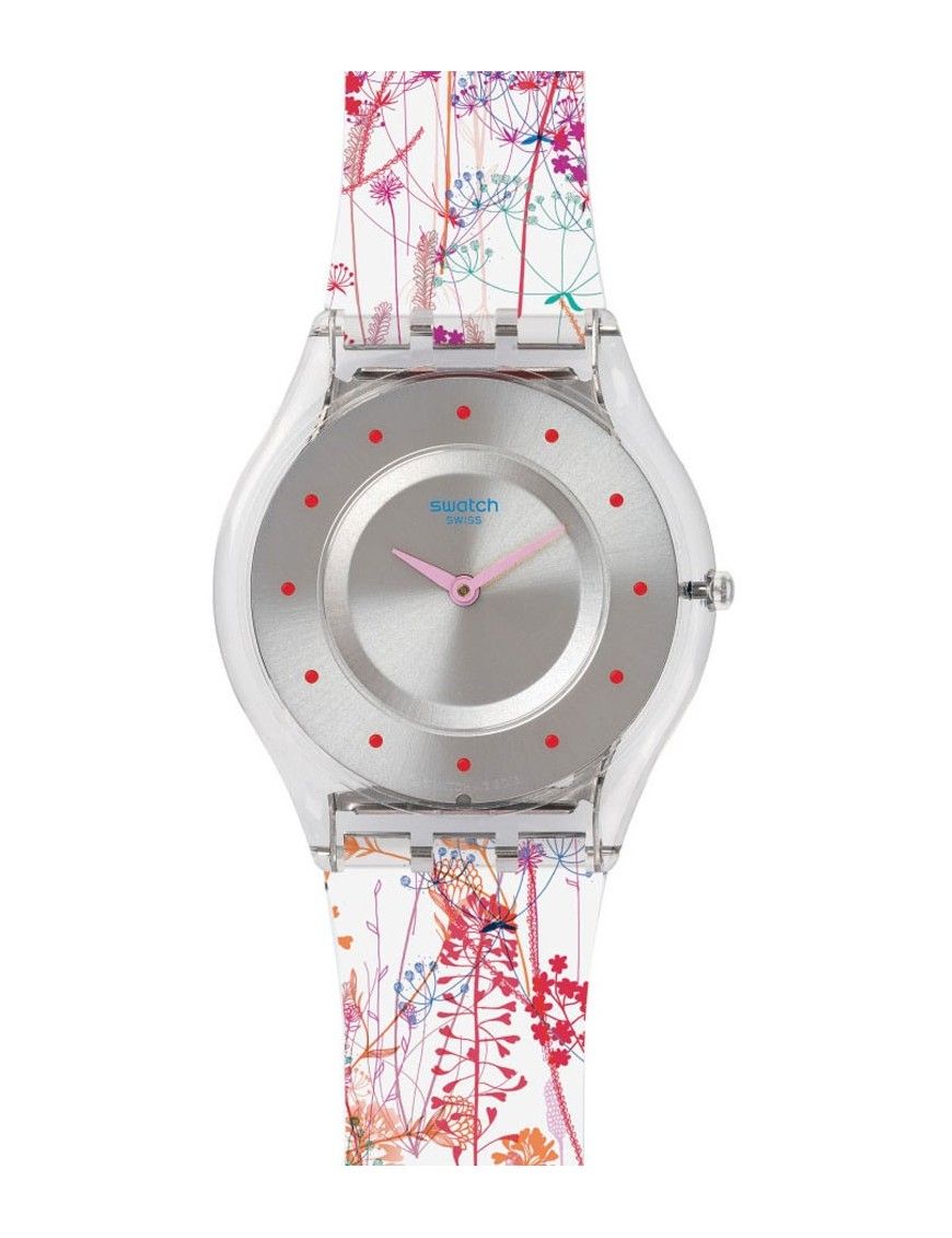 Reloj Swatch mujer jardin fleuri SFE102