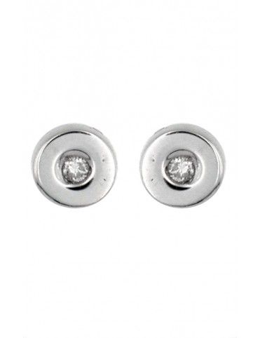 Pendientes Oro blanco 18Kts niña 10598/P