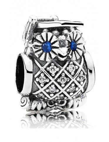 Charm Pandora Plata y circonitas búho 791502NSB
