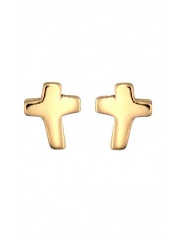 Pendientes Plata Cruz mujer 013202-2-1