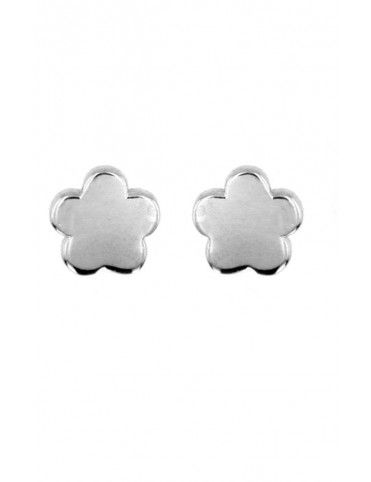 Pendientes Plata Flor niña 013205-1-1