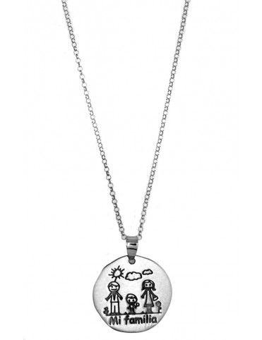 Collar Plata Mi familia mujer 022820-1-1