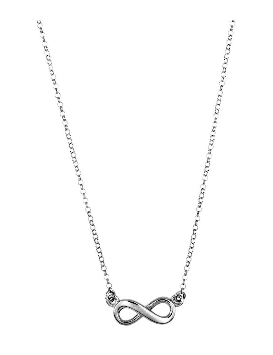 Collar Plata Infinito mujer 021329-1-1-BEL
