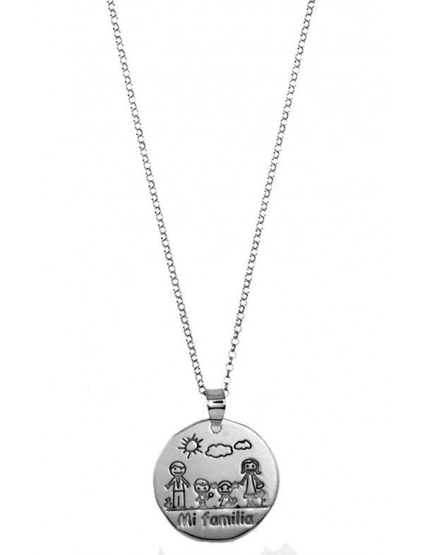 Collar Plata Mi familia mujer 022820-1-1
