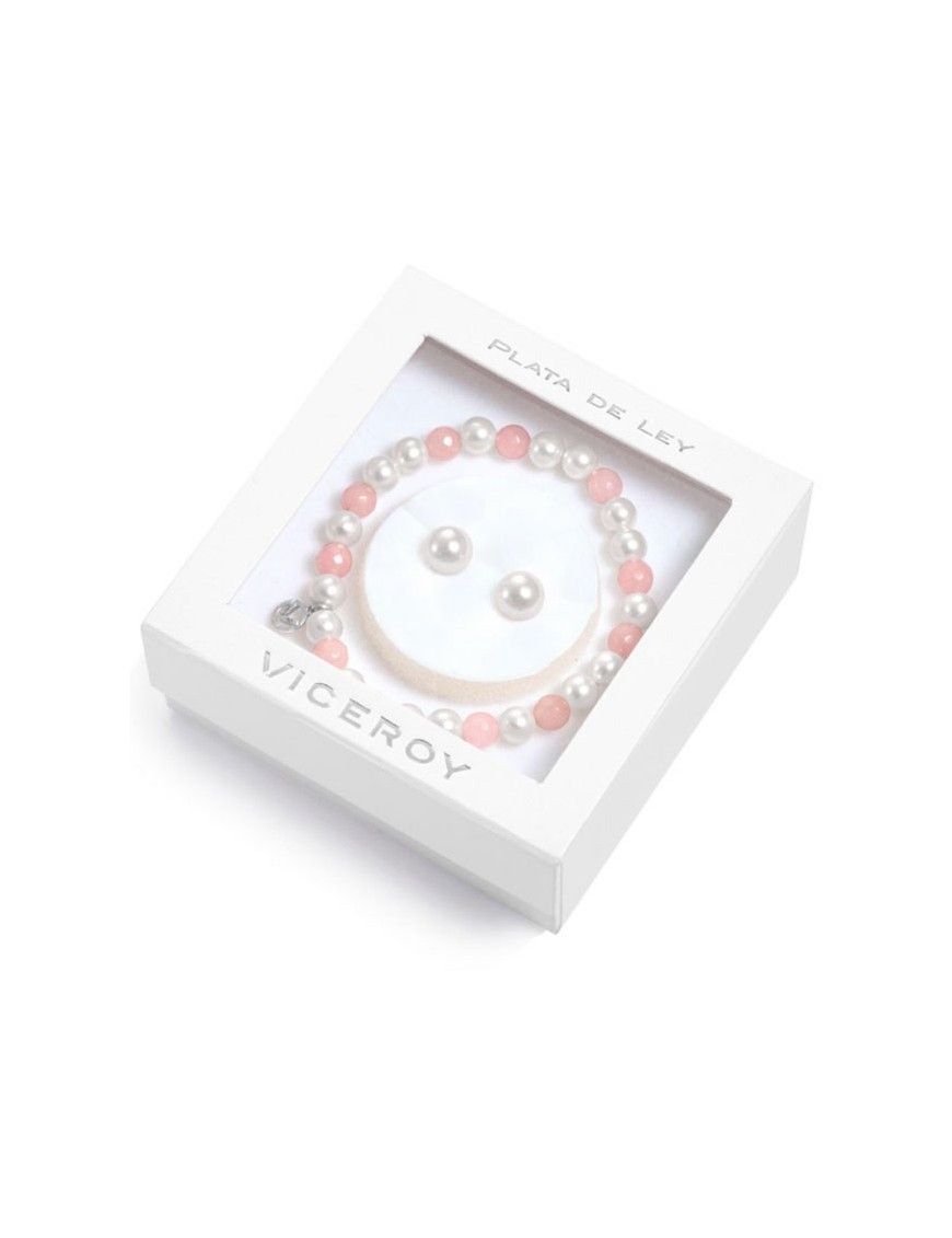 Pack Pulsera y pendientes Viceroy plata mujer 8062K000-60