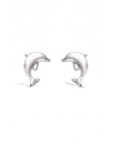 Pendientes Plata Delfines mujer 21ER145