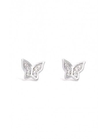 Pendientes Plata Mariposa mujer 21ET075CZ