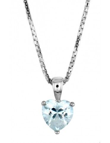 Collar Plata y circonitas mujer 61ET174-6&CHAIN