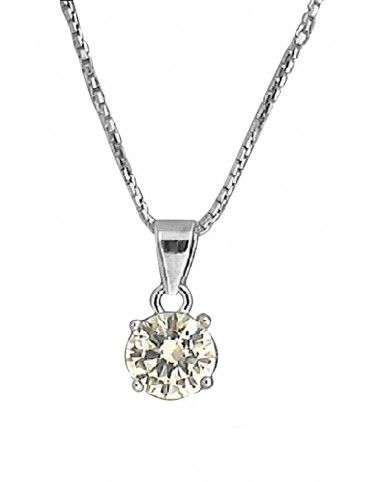 Collar Plata Circonita mujer 61CA2262-6&CHAIN