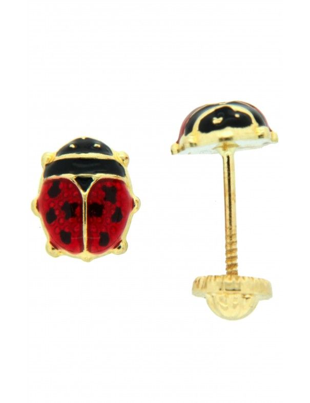 PENDIENTES ORO 18K MARIQUITA NIÑA 18714/CE