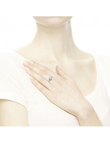 Anillo Pandora Plata Circonitas Elegancia Clásica 190946CZ-54