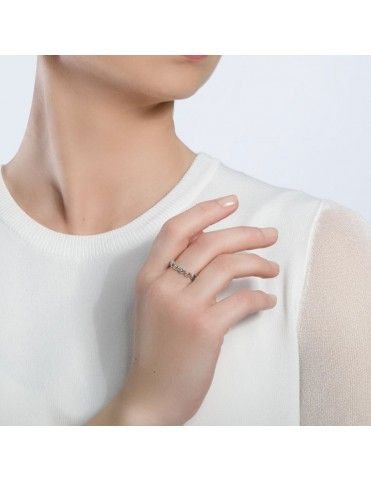 Anillo Pandora Plata Oro Esplendor de Pavo Real 190961-54