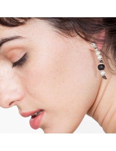 Pendientes Uno de 50 metal Mujer Tacoma PEN0512MFLNGR0U