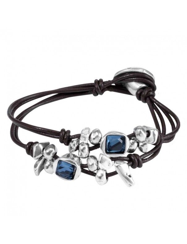 Pulsera Uno de 50 metal Mujer Toro Azul PUL1781AZUMAR0M
