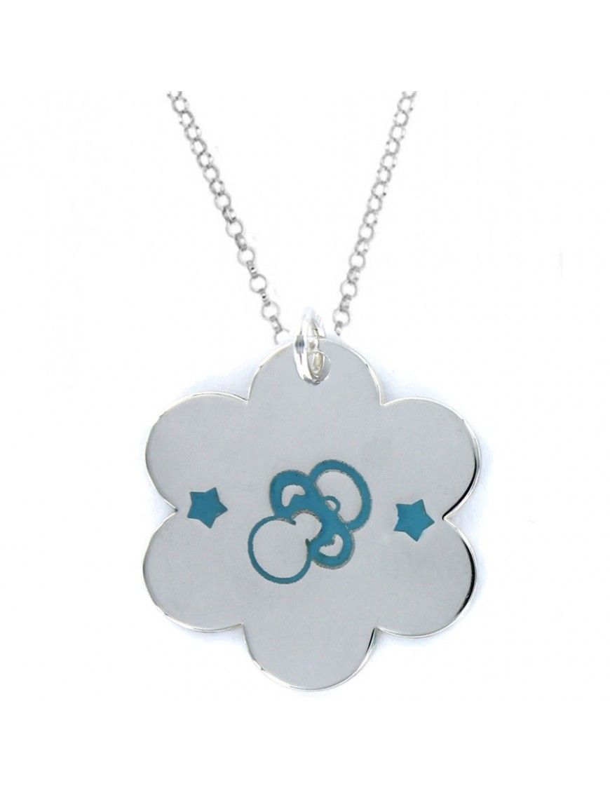 Collar plata Mujer Chupete 9093502&CHAIN