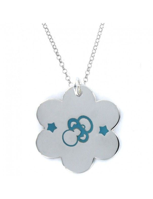 Collar plata Mujer Chupete 9093502&CHAIN