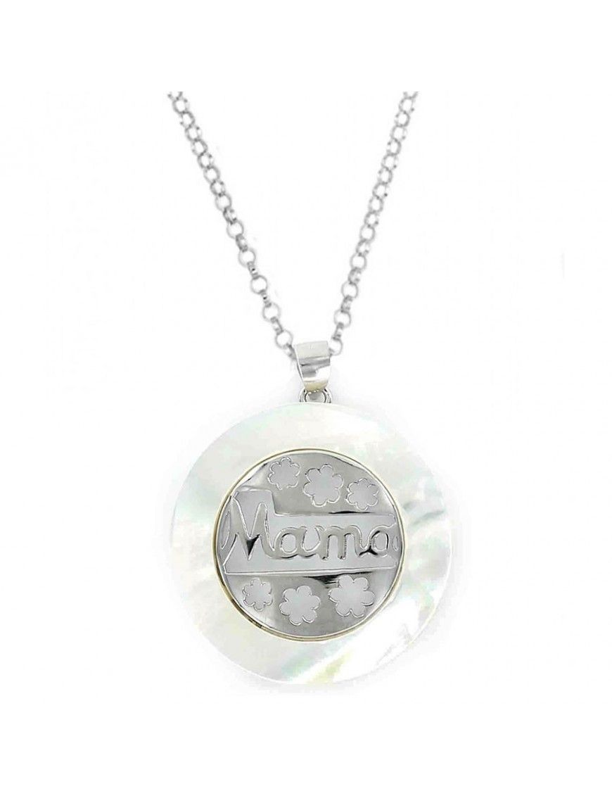 Collar plata Mujer Mama 9093593&CHAIN