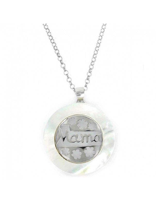 Collar plata Mujer Mama 9093593&CHAIN