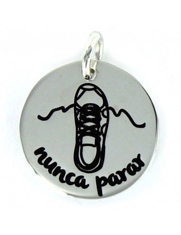 Colgante plata Mujer Nunca parar 9089847
