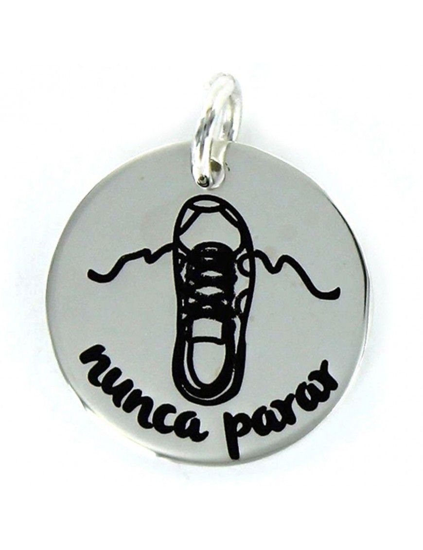 Colgante plata Mujer Nunca parar 9089847