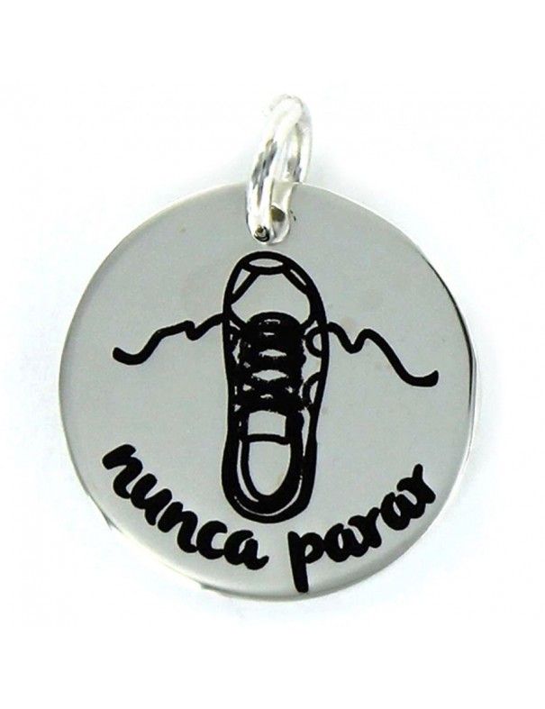 Colgante plata Mujer Nunca parar 9089847