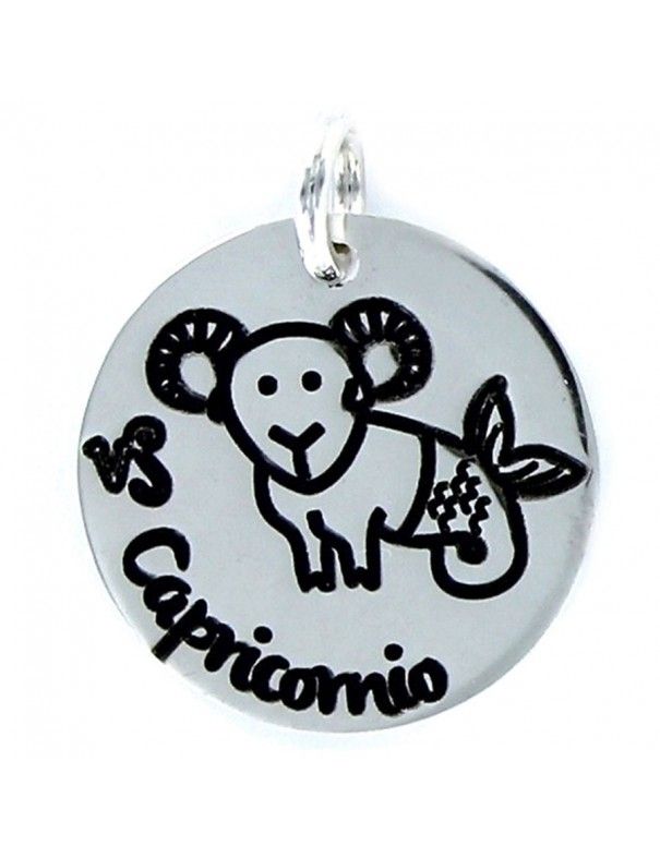 Colgante plata Mujer Horóscopo Capricornio 9091920