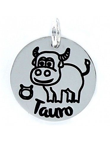 Colgante plata Mujer Horóscopo Tauro 9091912
