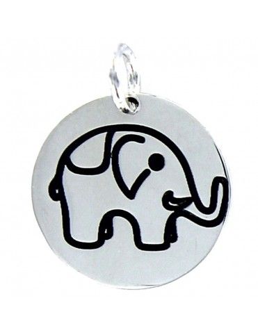 Colgante plata Mujer Elefante 9092552