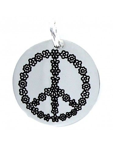 Colgante plata Mujer Símbolo de la Paz 9092910