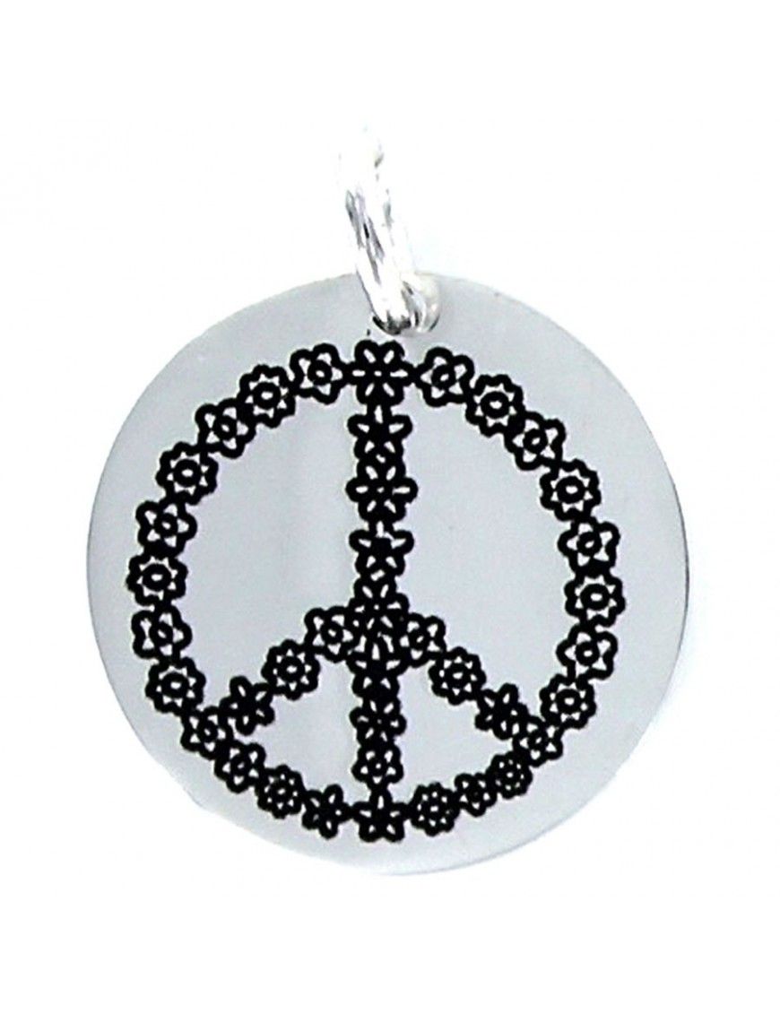 Colgante plata Mujer Símbolo de la Paz 9092910