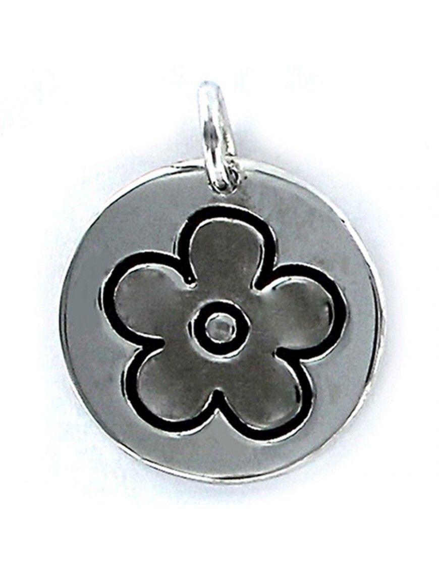 Colgante plata Mujer Flor 9088080