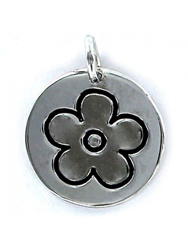 Colgante plata Mujer Flor 9088080
