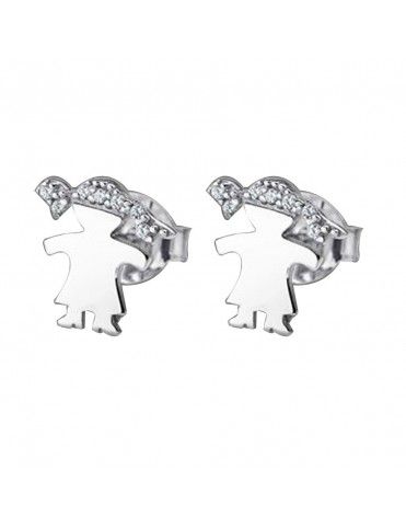 Pendientes Lotus Silver Plata Mujer LP1582-4/1