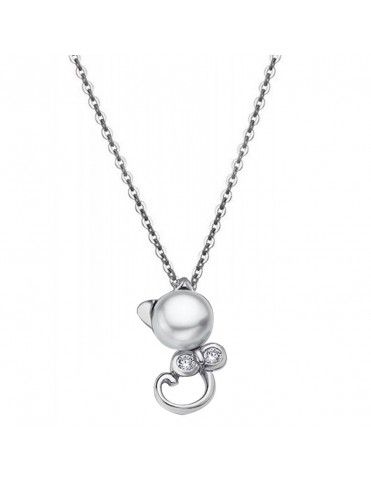 Collar Lotus Silver Plata Mujer LP1591-1/1